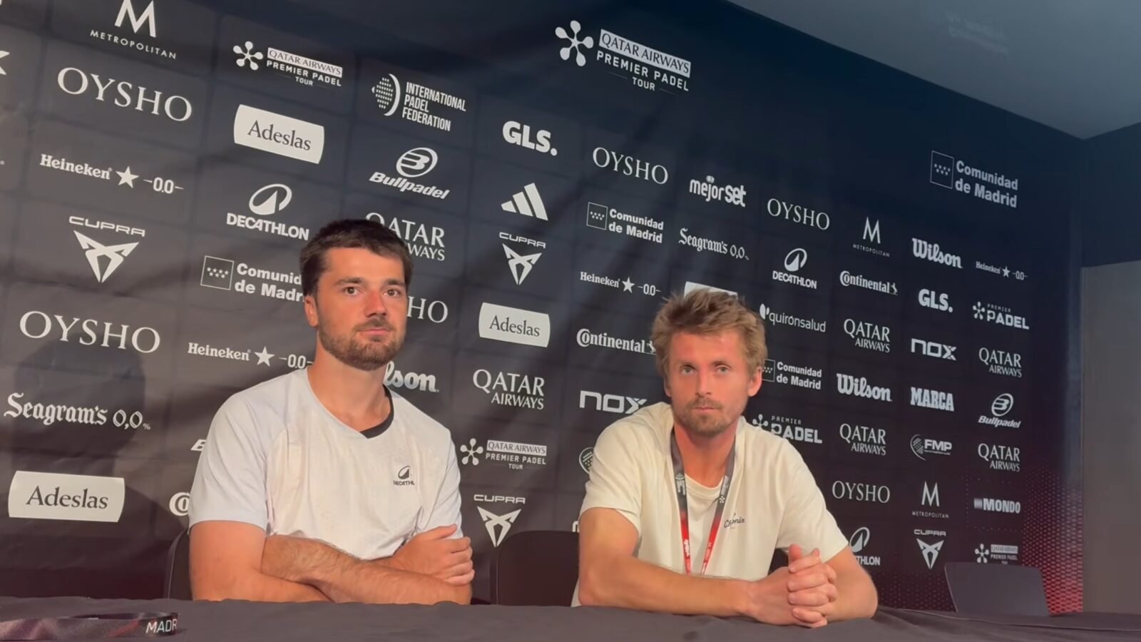 Dylan Guichard et Clément Geens au Madrid P1